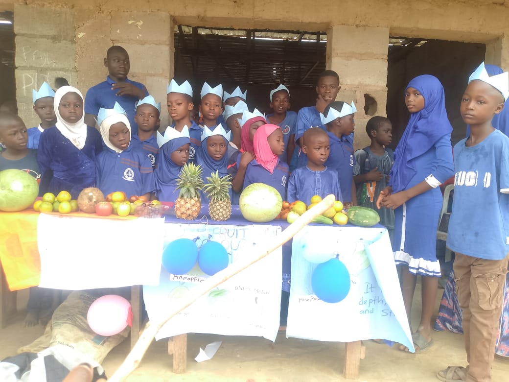 Pupils at a Little Scholars school event